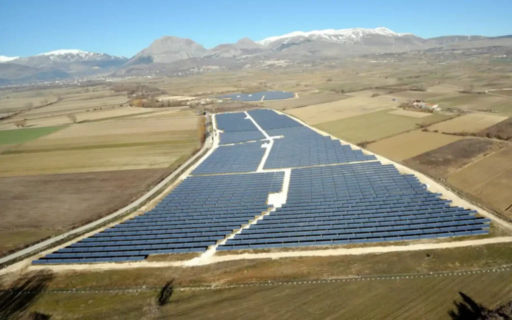 PV Plant installation in Cerchio